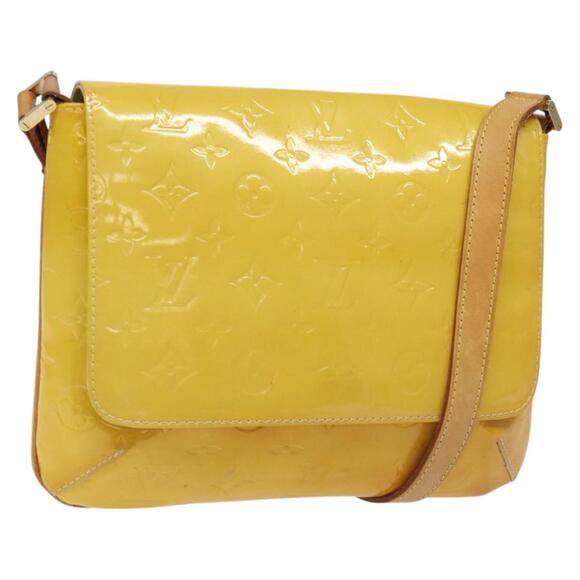 LOUIS VUITTON Monogram Vernis Thompson Street Bag Yellow M91071 - Picture 1 of 16